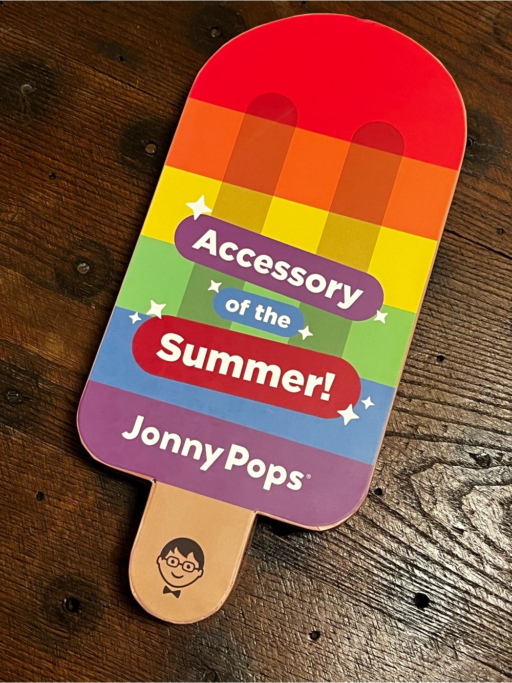 NWT - JonnyPops Rainbow Popsicle Keychains
